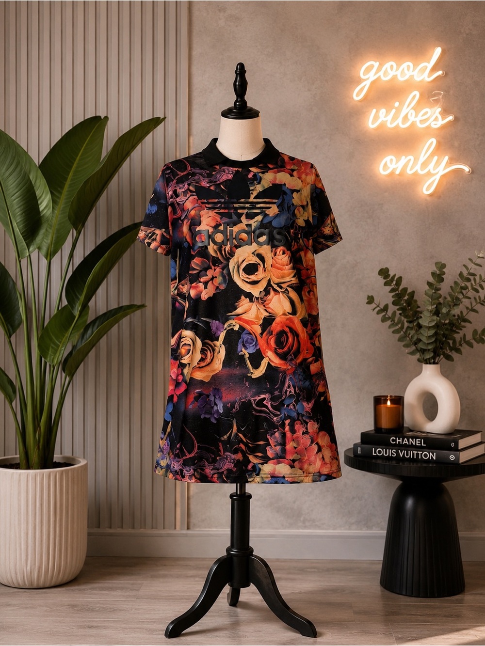 Adidas Multicolor Floral Dress size s
